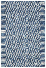 Safavieh Micro-Loop Mlp175M Dark Blue/Ivory Rugs.