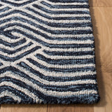 Safavieh Micro-Loop Mlp175M Dark Blue/Ivory Rugs.