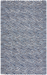 Safavieh Micro-Loop Mlp175M Dark Blue/Ivory Rugs.