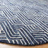 Safavieh Micro-Loop Mlp175M Dark Blue/Ivory Rugs.