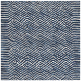 Safavieh Micro-Loop Mlp175M Dark Blue/Ivory Rugs.