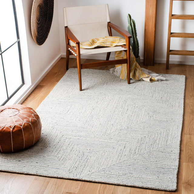 Safavieh Micro-Loop Mlp176F Light Grey/Ivory Area Rug