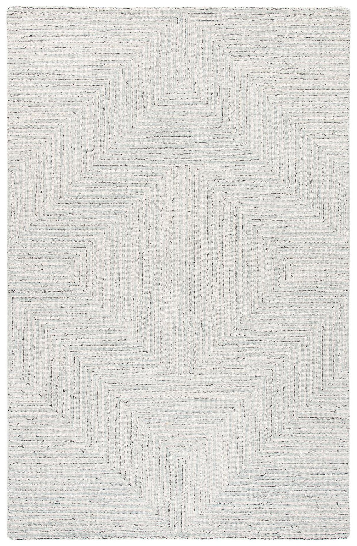 Safavieh Micro-Loop Mlp176F Light Grey/Ivory Rugs.
