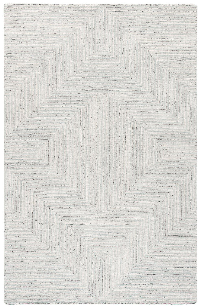 Safavieh Micro-Loop Mlp176F Light Grey/Ivory Area Rug