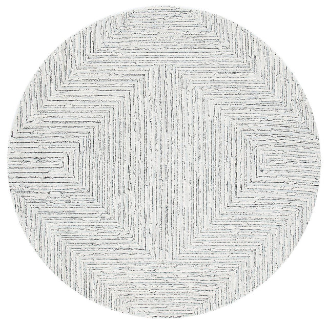 Safavieh Micro-Loop Mlp176F Light Grey/Ivory Area Rug