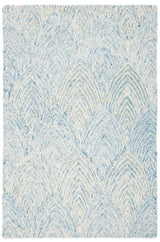 Safavieh Micro-Loop Mlp177M Light Blue/Ivory Rugs.