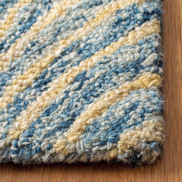 Safavieh Micro-Loop Mlp177M Light Blue/Ivory Rugs.
