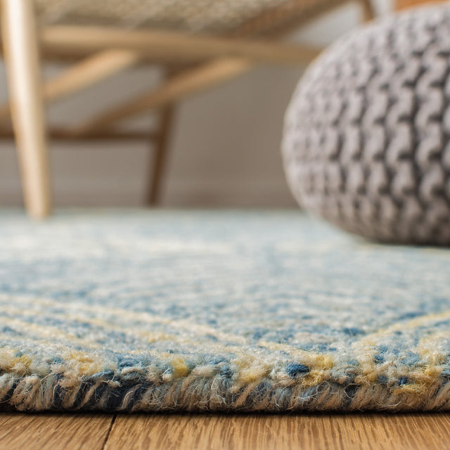 Safavieh Micro-Loop Mlp177M Light Blue/Ivory Rugs.