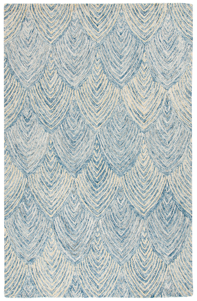 Safavieh Micro-Loop Mlp177M Light Blue/Ivory Rugs.