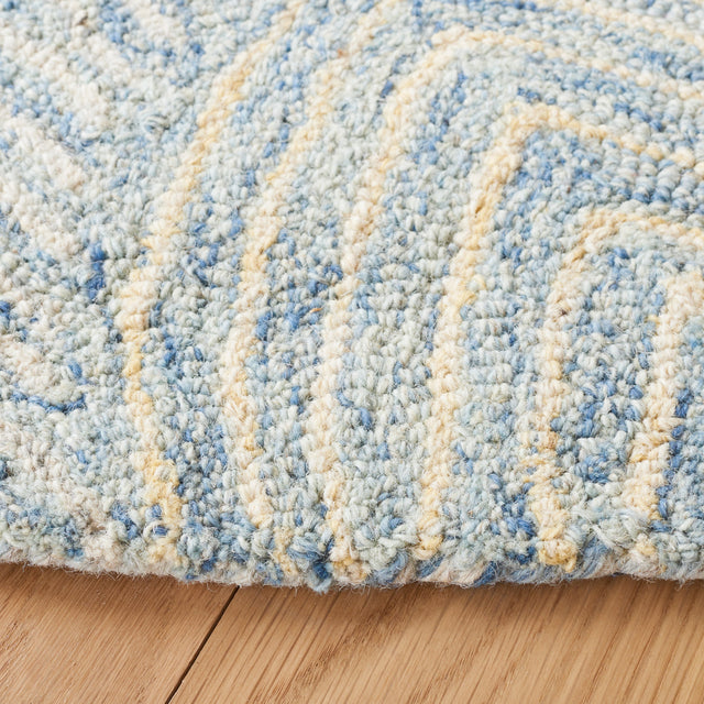 Safavieh Micro-Loop Mlp177M Light Blue/Ivory Rugs.