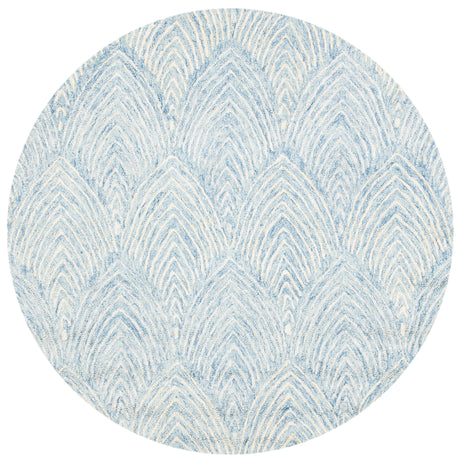 Safavieh Micro-Loop Mlp177M Light Blue/Ivory Area Rug