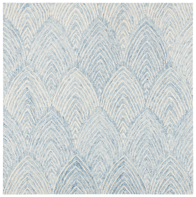Safavieh Micro-Loop Mlp177M Light Blue/Ivory Rugs.
