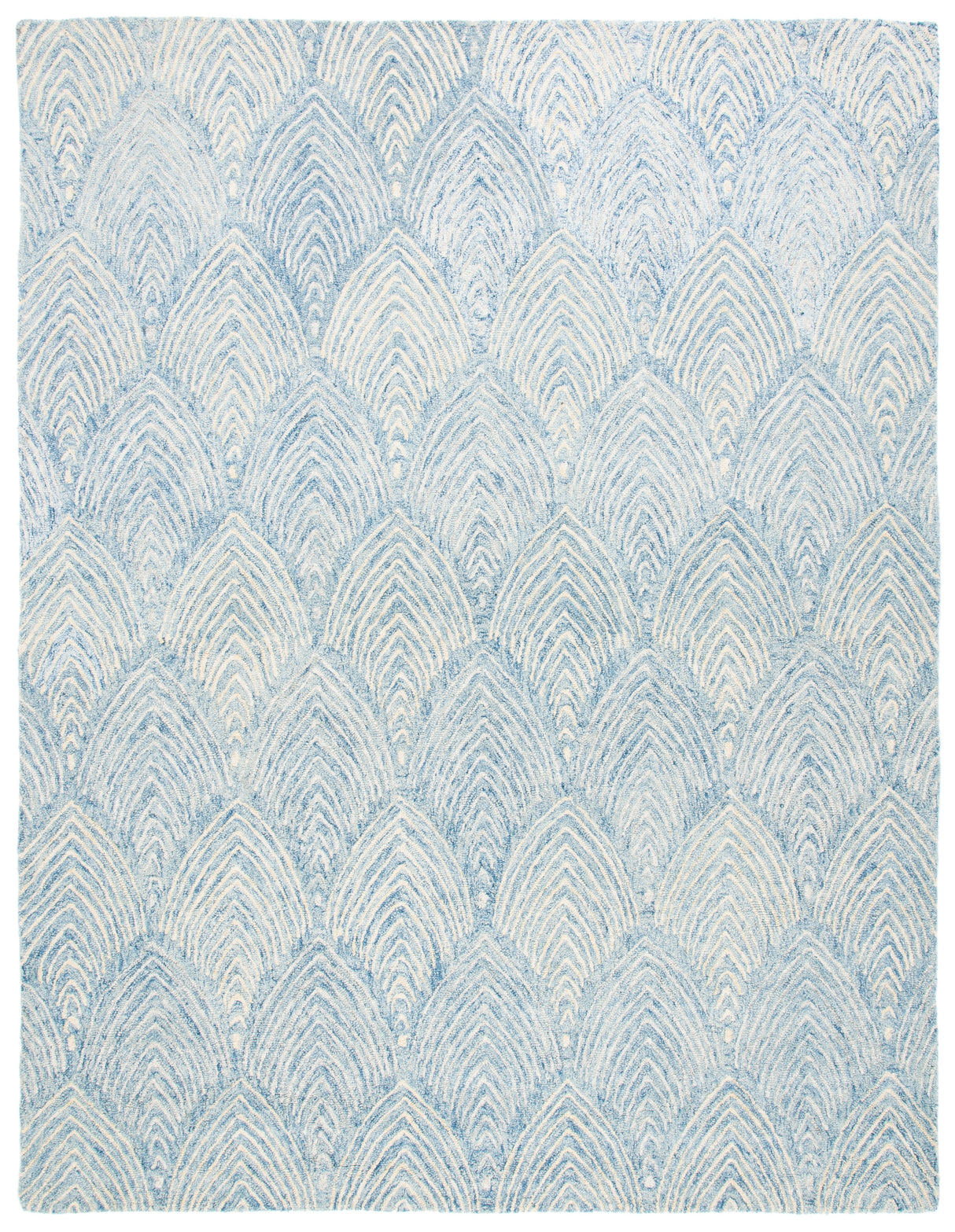Safavieh Micro-Loop Mlp177M Light Blue/Ivory Rugs.