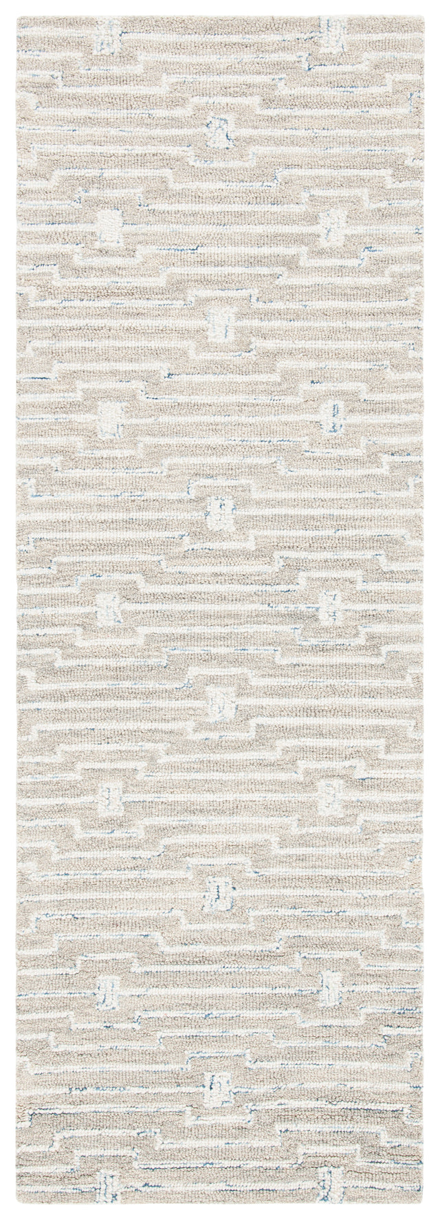 Safavieh Micro-Loop Mlp178F Light Grey/Ivory Area Rug