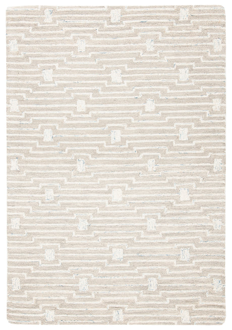 Safavieh Micro-Loop Mlp178F Light Grey/Ivory Area Rug