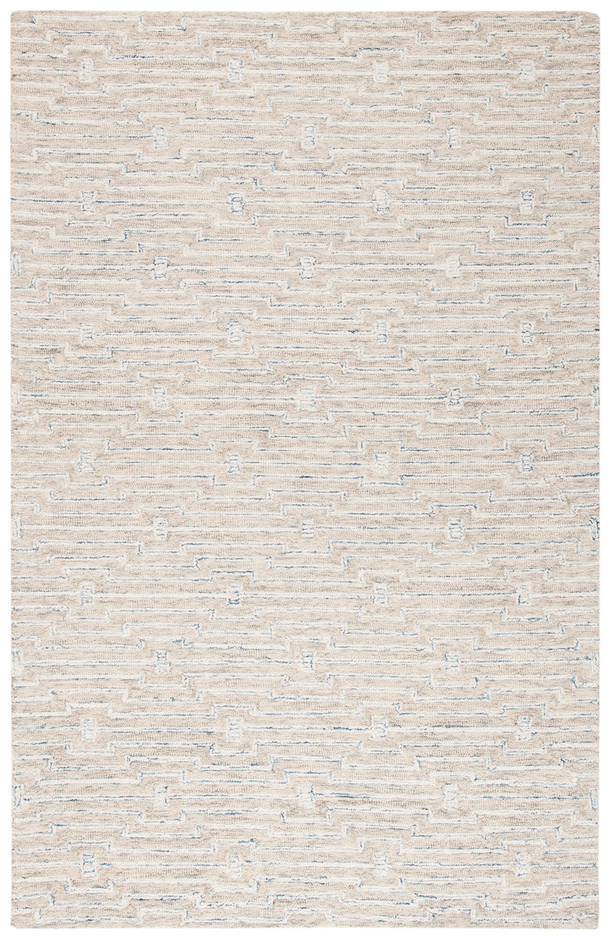 Safavieh Micro-Loop Mlp178F Light Grey/Ivory Rugs.