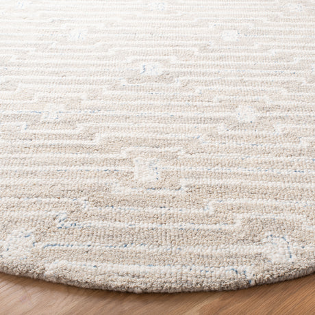 Safavieh Micro-Loop Mlp178F Light Grey/Ivory Area Rug