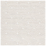 Safavieh Micro-Loop Mlp178F Light Grey/Ivory Rugs.