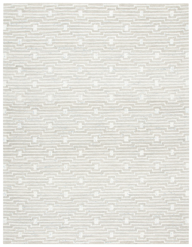 Safavieh Micro-Loop Mlp178F Light Grey/Ivory Area Rug