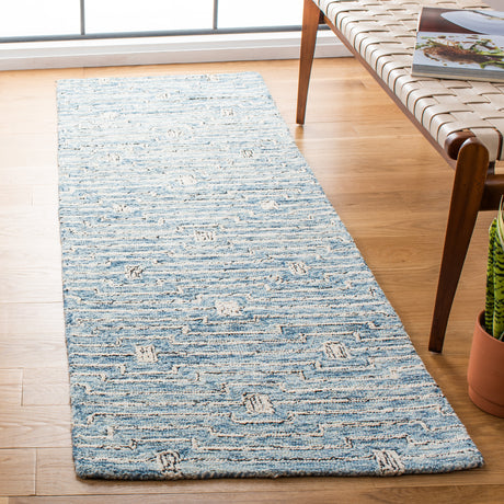 Safavieh Micro-Loop Mlp178M Light Blue/Ivory Area Rug