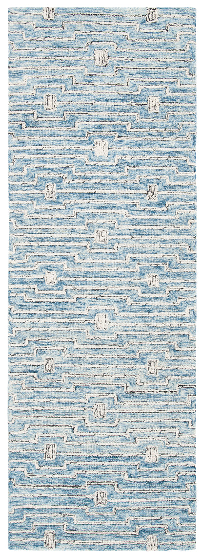 Safavieh Micro-Loop Mlp178M Light Blue/Ivory Area Rug