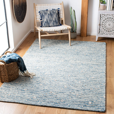 Safavieh Micro-Loop Mlp178M Light Blue/Ivory Area Rug