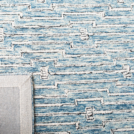 Safavieh Micro-Loop Mlp178M Light Blue/Ivory Area Rug