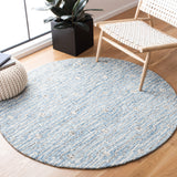 Safavieh Micro-Loop Mlp178M Light Blue/Ivory Rugs.