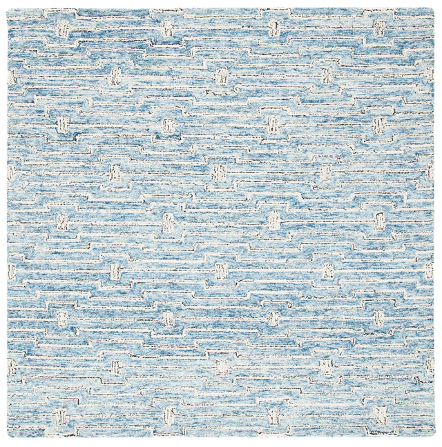 Safavieh Micro-Loop Mlp178M Light Blue/Ivory Area Rug