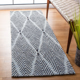 Safavieh Micro-Loop Mlp179M Light Blue/Charcoal Rugs.