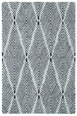 Safavieh Micro-Loop Mlp179M Light Blue/Charcoal Rugs.