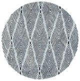 Safavieh Micro-Loop Mlp179M Light Blue/Charcoal Rugs.