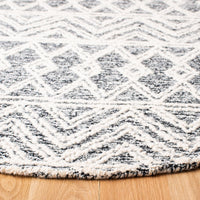 Safavieh Micro-Loop Mlp203A Ivory/Black Area Rug