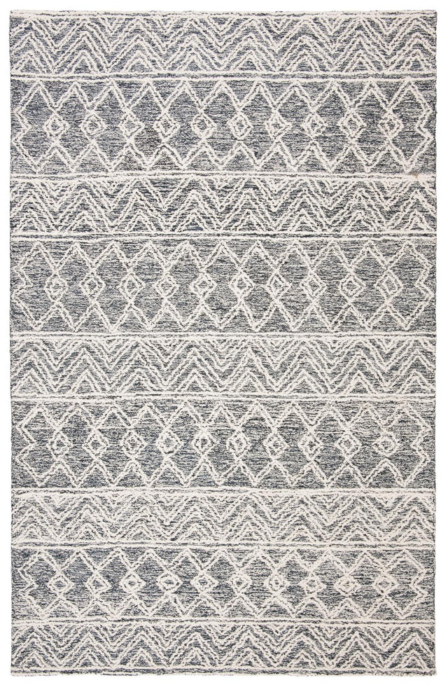 Safavieh Micro-Loop Mlp203A Ivory/Black Rugs.