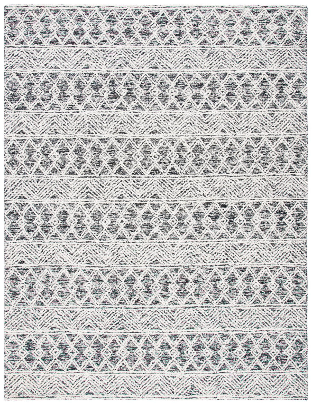Safavieh Micro-Loop Mlp203A Ivory/Black Rugs.