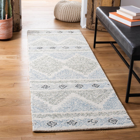 Safavieh Micro-Loop Mlp206A Ivory/Grey Area Rug