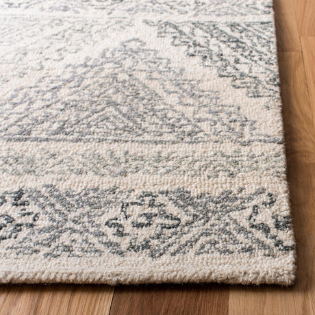 Safavieh Micro-Loop Mlp206A Ivory/Grey Area Rug