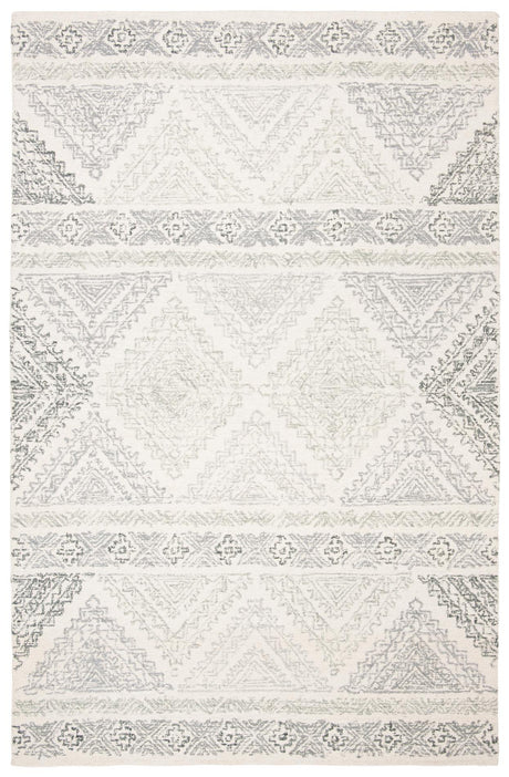 Safavieh Micro-Loop Mlp206A Ivory/Grey Area Rug