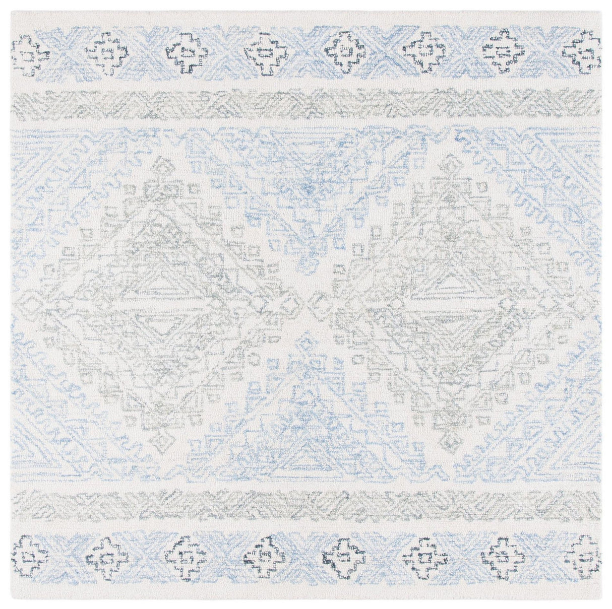 Safavieh Micro-Loop Mlp206A Ivory/Grey Rugs.
