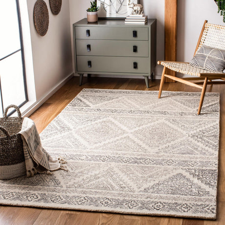 Safavieh Micro-Loop Mlp206B Ivory/Light Brown Area Rug