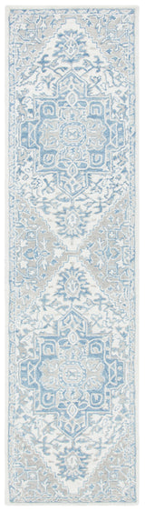 Safavieh Micro-Loop Mlp213M Ivory/Blue Rugs.