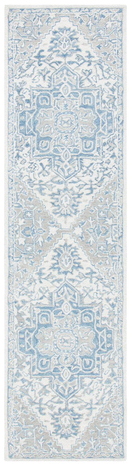 Safavieh Micro-Loop Mlp213M Ivory/Blue Area Rug