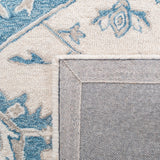 Safavieh Micro-Loop Mlp213M Ivory/Blue Rugs.