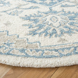 Safavieh Micro-Loop Mlp213M Ivory/Blue Rugs.