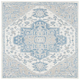Safavieh Micro-Loop Mlp213M Ivory/Blue Rugs.