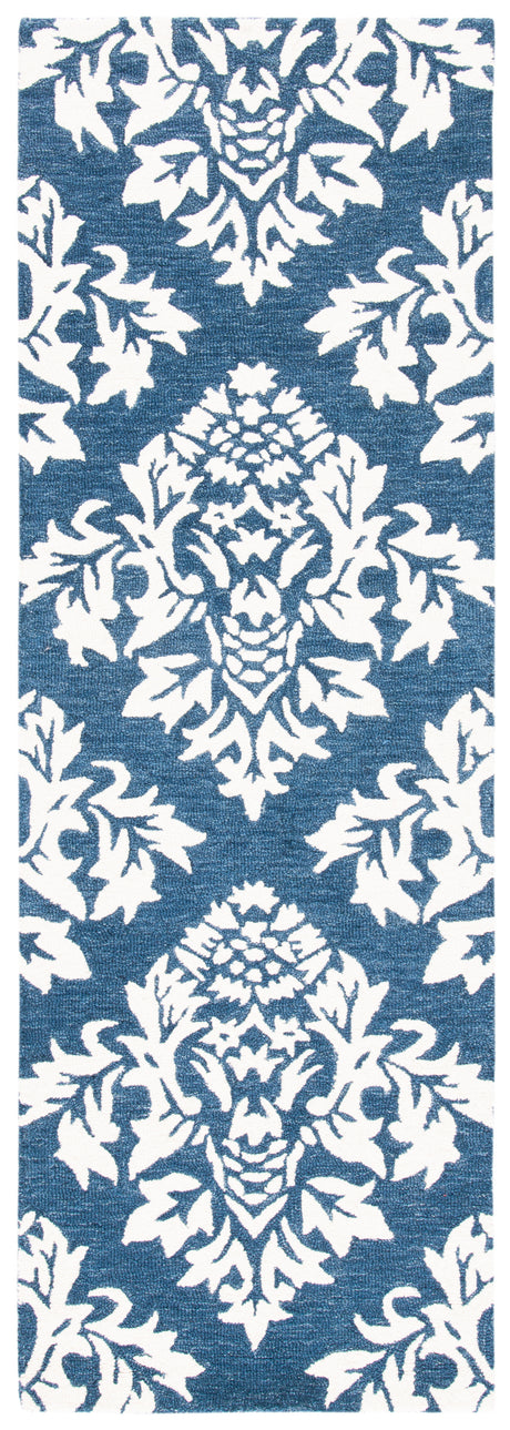 Safavieh Micro-Loop Mlp221M Blue/Ivory Area Rug