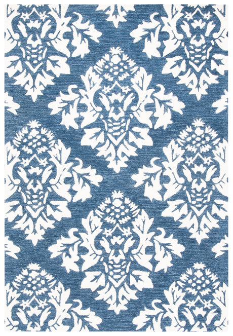 Safavieh Micro-Loop Mlp221M Blue/Ivory Area Rug