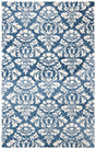 Safavieh Micro-Loop Mlp221M Blue/Ivory Rugs.