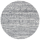 Safavieh Micro-Loop Mlp228A Ivory/Black Rugs.