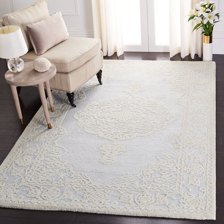 Safavieh Micro-Loop Mlp275A Ivory/Grey Area Rug